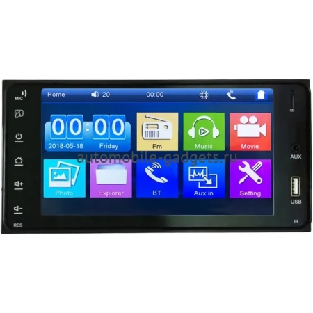 Toyota Corolla (E120) 2000-2007 (Правый руль) Canbox 2784 MP5 Toyota Corolla (E120) 2000-2007 (Правый руль) Canbox 2784 MP5