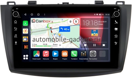 Mazda 3 (BL), Axela 2 2009-2013 Canbox M-Line 7801-9050 на Android 10 (4G-SIM, 2/32, DSP, IPS) С крутилками