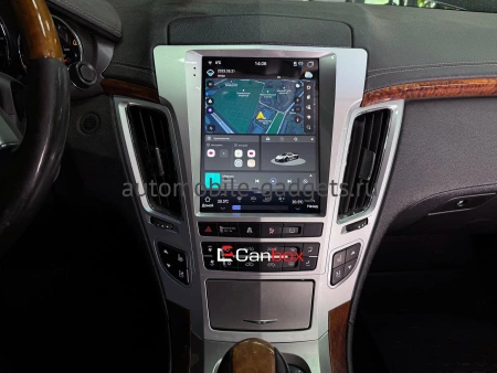 Штатное головное устройство Cadillac CTS 2 2007-2014 Canbox H-Line (Tesla style) 9.7 дюймов 4/32 5621-1312-271 на Android 10 (4G-SIM, DSP, QLed)