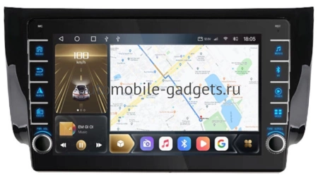 Carmedia OL-1666-1-N (крутилки) штатная магнитола для Nissan Sentra/Sylphy B17 2012-2023, Tiida 2015+ Android 12 c 4GB, DSP, 4G