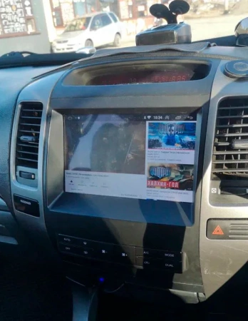 Carmedia SF-9696-2-P штатная магнитола для Toyota Land Cruiser Prado 120, Lexus GX 470 (2002-2009) на Android 12 c 4GB, DSP, 4G