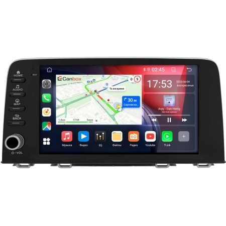 Honda CR-V 5 2016-2024 Canbox GT9-4092 2/32 Android 10 (IPS, DSP, CarPlay)