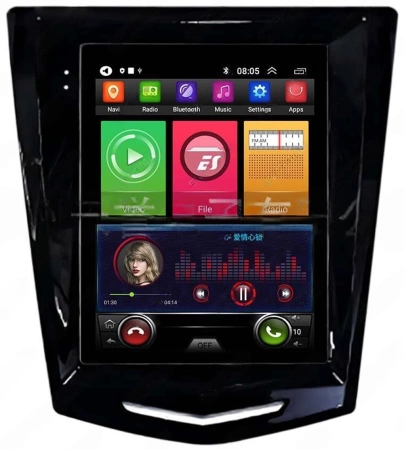 Carmedia SF-9726 (Tesla style) магнитола для Cadillac ATS/ATSL/XTS/ SRX 2013-2018 на Android 12 c 6GB, DSP, 4G