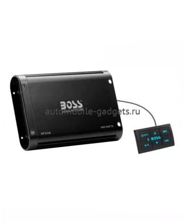 Boss Audio BPS4B Усилитель (MP3 плеер, 4 канала, 500Вт, класс А/В, Bluetooth) + пульт