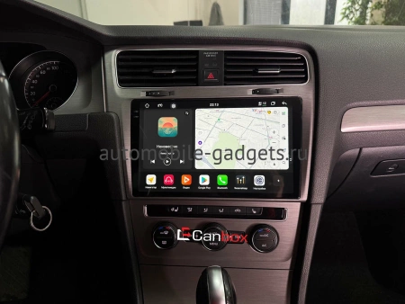 Штатная магнитола Volkswagen Golf 7 2012-2020 (серая) Canbox Logic-i3 5738-10-048 на Android 11 (4G-SIM, 6/128, DSP, 360, QLed)
