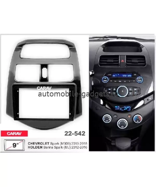 CARAV 22-542 Переходная рамка 9" для CHEVROLET Spark (M300) 2013-2015, HOLDEN Barina Spark (MJ) 2012-2016