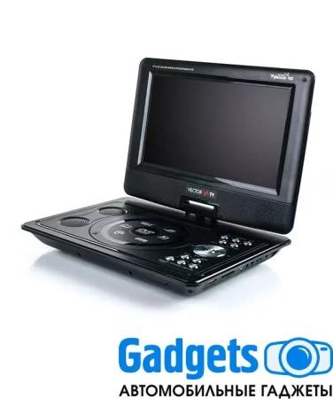 Портативный DVD плеер 12" TV Vector Book 12 c цифровым тюнером DVB-T2