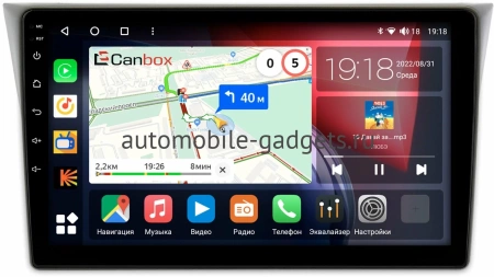 Штатная магнитола Subaru Impreza 2, Impreza WRX 2, STi 2000-2007 Canbox H-Line 3792-9381 на Android 10 (4G-SIM, 4/64, DSP, QLed)