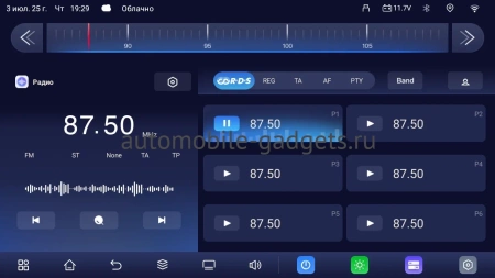 Carmedia OL-9584-PH-9009-Q-TS105 штатная магнитола для Mazda 6 2019+ на Android 14 c 6GB, DSP, 4G