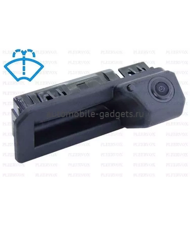 Pleervox PLV-CAM-SK08FL камера заднего вида для Skoda Kodiaq 2016+, FABIA 3 2014+, Rapid 2017+ с омывателем