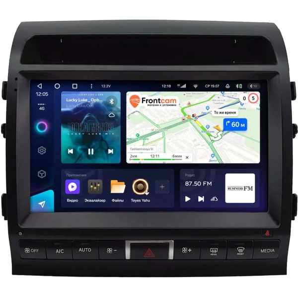 Штатное головное устройство Toyota Land Cruiser 200 2010-2012 (Тип A, матовая) Teyes CC3L 4/32 10 дюймов RM-10-0236 на Android 10 (4G-SIM, DSP, IPS)