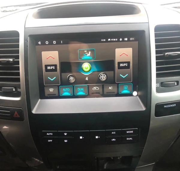 Магнитола для Toyota Land Cruiser Prado 120/Lexus GX 2002-2009 любая комплектация Parafar на Андроид 14.0 PF456T1LUX2THD