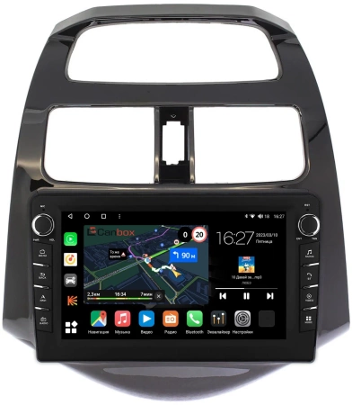 Штатная магнитола Ravon R2 2016-2021 (глянцевая) Canbox M-Line 7831-9164 Android 10 (4G-SIM, 2/32, DSP, IPS) С крутилками