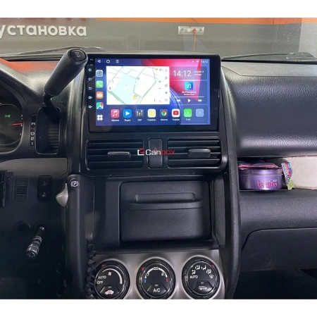Штатная магнитола Honda CR-V 2 2001-2006 Canbox EVO 2K 5814-9204 на Android 14 (4G-SIM, 4/64, DSP, QLed, AI, 360)