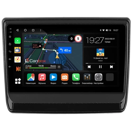 Штатная магнитола Canbox M-Line 4544-9-1335 для Isuzu D-Max 3, MU-X 2 2019-2024 (черный глянец) на Android 10 (4G-SIM, 2/32, DSP, QLed)