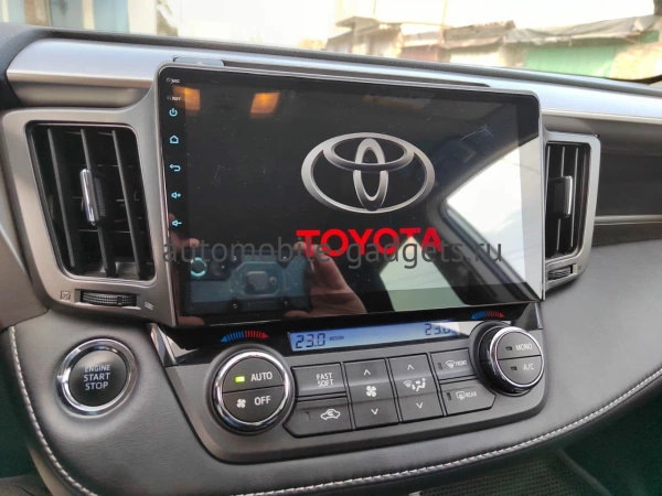 Штатное головное устройство Toyota RAV4 4 (XA40) 2012-2019 Teyes CC2L PLUS 1/16 10 дюймов RM-1060 (для авто без камеры) на Android 8.1 (DSP, IPS, AHD)