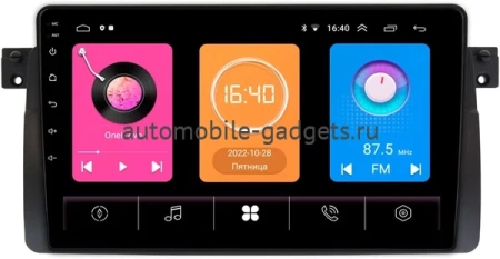 BMW 3 (E46) 1998-2007 OEM RK9-9163 на Android 10 (CarPlay, AHD, 1/32)
