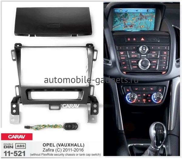 Магнитола в штатное место 2 din Opel Zafira Tourer С 2011-2016 Canbox H-Line 4477-RP-11-521-245 на Android 10 (4G-SIM, 4/32, DSP, QLed)