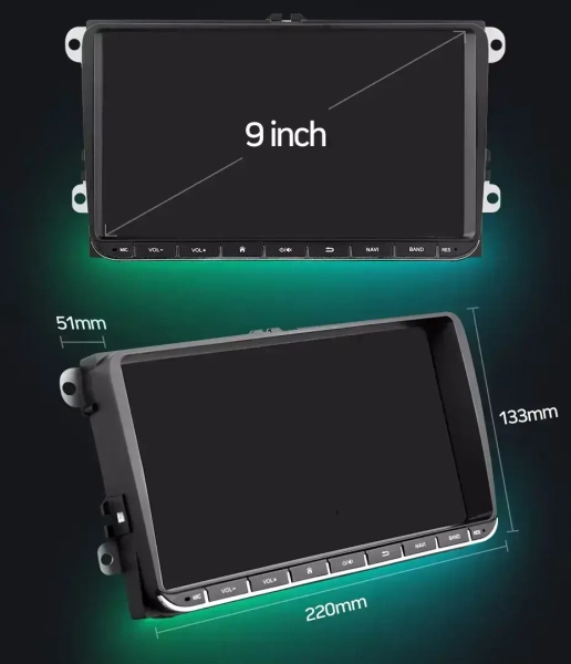 Skoda Fabia 2 2007-2014 Canbox RS-9001 на 1.5/32 Android 10 (9 дюймов) (IPS, DSP, CarPlay)