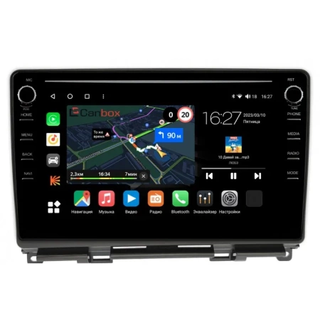 Штатная магнитола Honda Fit 3 2013-2020 (правый руль) Canbox M-Line 7895-10-207 на Android 10 (4G-SIM, 2/32, DSP, QLed) С крутилками