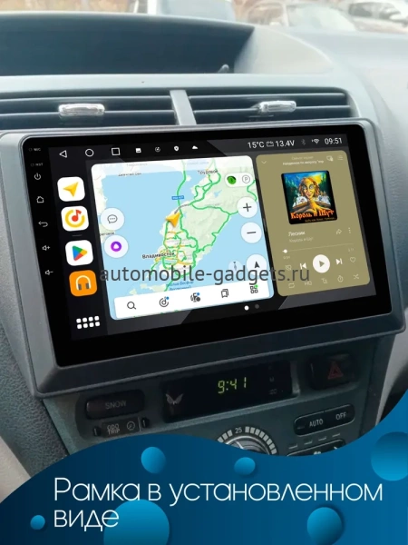 Штатная магнитола Toyota Opa 2000-2005 Canbox EVO 2K 5832-10-2193 на Android 14 (4G-SIM, 16/512, DSP, QLed, AI, 360)
