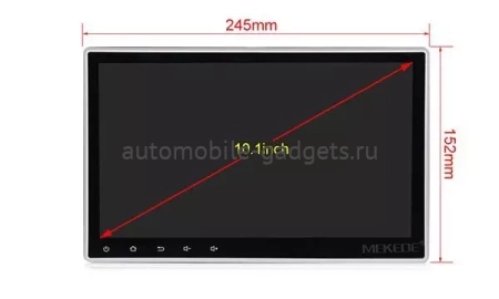 Carmedia MKD-980-P6-8 2DIN магнитола с экраном 10 дюймов DVD-приводом на Android 10 с 4Gb оперативной памяти и DSP процессором