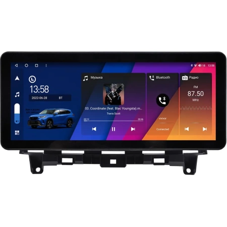 Honda Crosstour 2009-2015 12.3 дюйма Canbox M-Line 7710-0062 на Android 10 (4G-SIM, 2/32, DSP, QLed) Audi Style