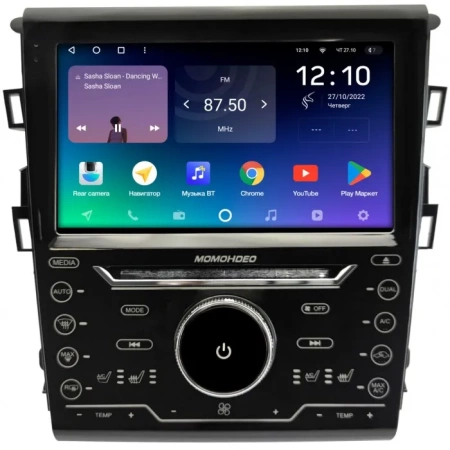 Штатное головное устройство Ford Mondeo 5 2014-2023, Fusion 2 (North America) 2012-2016 (для авто с маленьким экраном) Teyes SPRO PLUS 4/32 9 дюймов RM-9-4088 на Android 10 (4G-SIM, DSP, IPS)