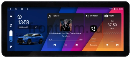 BMW 5 (E60, E61, 62) 2003-2010 12.3 дюйма Canbox GT1231-0800 на Android 10 (CarPlay, 2/32, DSP, QLed) Audi Style