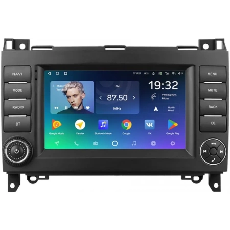 Магнитола в штатное место 2 din Mercedes A-klasse (W169), B-klasse (W245), Vito 2 (W639), Vito 3 (W447), Viano (W639), Sprinter (W906) 2006-2018 (оранжевая подсветка клавиш) Teyes SPRO PLUS 4/64 7 дюймов RP-6498-475 на Android 10 (4G-SIM, DSP)