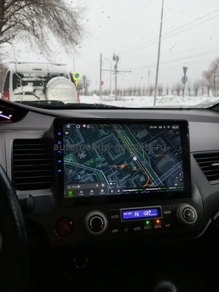 Штатная магнитола Honda Civic 8 4D 2005-2012 (левый руль, седан) Canbox EVO 2K 5830-10-063 на Android 14 (4G-SIM, 12/256, DSP, QLed, AI, 360)