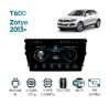 Штатная магнитола Zotye T600 2013+ Wide Media LC1076MN-1/16
