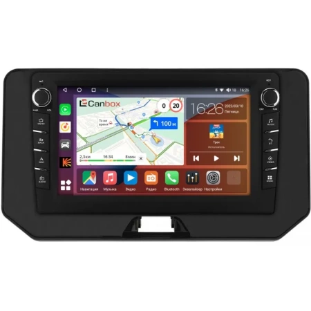 Штатная магнитола Canbox H-Line 7838-10-2379 для Toyota Harrier 4 (XU80) 2020-2024 на Android 10 (4G-SIM, 6/128, DSP, QLed) С крутилками