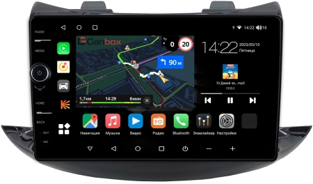 Штатная магнитола Chevrolet Trax 2016-2022 (глянцевая) Canbox M-Line 7840-9-0038 на Android 10 (4G-SIM, 2/32, DSP, QLed)