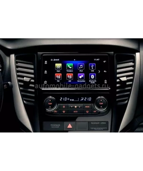 Radiola RDL-Mitsu навигационный блок для Mitsubishi Pajero Sport 3 2017+, L200 2019+ (с системой Connect) на Android 8.0 с 4GB оперативной памяти