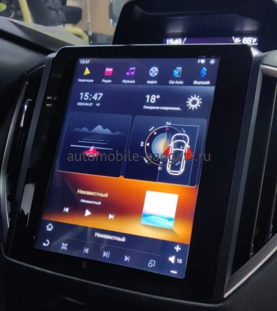 Carmedia ZF-1176-Q6 ("Тесла-Стиль") штатная магнитола для Subaru Forester, XV 2018+ на Android 11 с 8GB, DSP, 4G