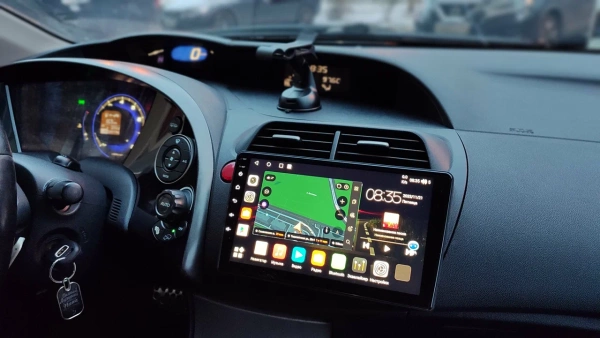 Штатная магнитола Canbox EVO 5811-9-HO107N для Honda Civic 8 5D 2005-2012 (левый руль, хэтчбэк) на Android 14 (4G-SIM, 6/128, DSP, QLed, AI, 360)