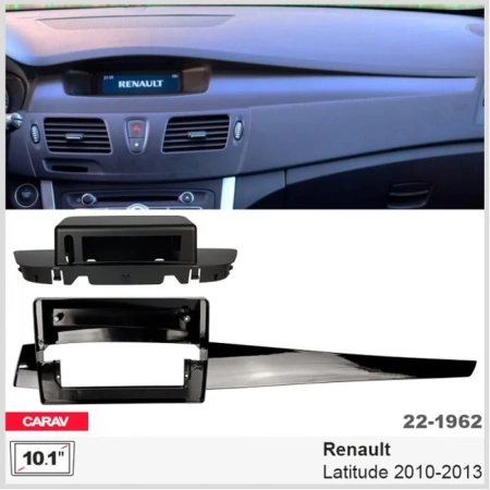 Штатное головное устройство Teyes CC3 2K 360 6/128 10.36 дюймов RM-10-1492 для Renault Latitude, Laguna 3 2007-2015 на Android 10 (4G-SIM, DSP, QLed)