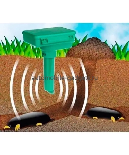 Ультразвуковой отпугиватель кротов, змей и насекомых "Weitech-WK675"