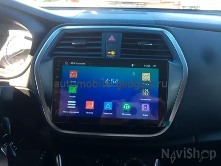 NaviPilot DROID10 ULTRA MAX 360 штатная магнитола для Suzuki SX4 2013+ на Android 10 с 8Gb, DSP, 4G