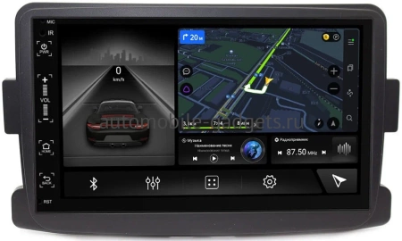 Магнитола в штатное место 2 din Renault Duster, Sandero 2, Logan 2, Kaptur, Dokker 2012-2022 Canbox M-Line 5511-RP-RNDS-08 на Android 10 (4G-SIM, 2/32, DSP, IPS)