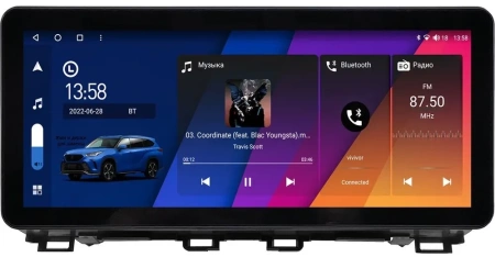Штатная магнитола Mazda 3 (BM), Axela 3 2013-2019 12.3 дюйма Canbox GT1231-0220 на Android 10 (CarPlay, 2/32, DSP, QLed) Audi Style