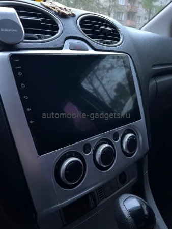 Штатная магнитола Canbox EVO 5810-9157 для Ford Focus 2 2005-2011 (авто с кондиционером) на Android 14 (4G-SIM, 4/64, DSP, QLed, AI, 360)