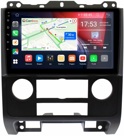 Ford Escape 2 2007-2012 (черная) Canbox GT9-9279 2/32 на Android 10 (IPS, DSP, CarPlay)