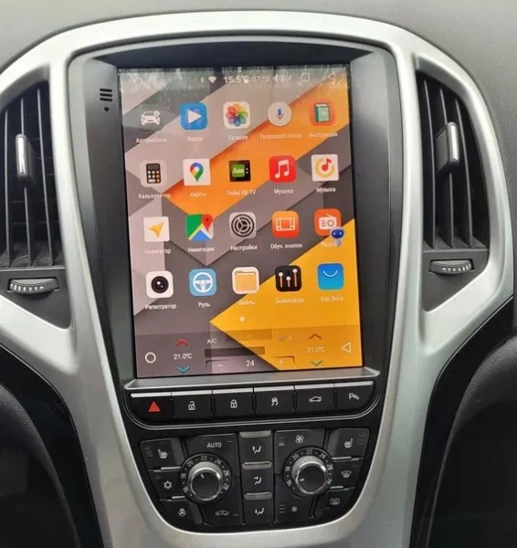 Штатное головное устройство Opel Astra J 2009-2018 Canbox M-Line (Tesla style) 9.7 дюймов 2/32 5620-1312-9 на Android 10 (4G-SIM, DSP, QLed)