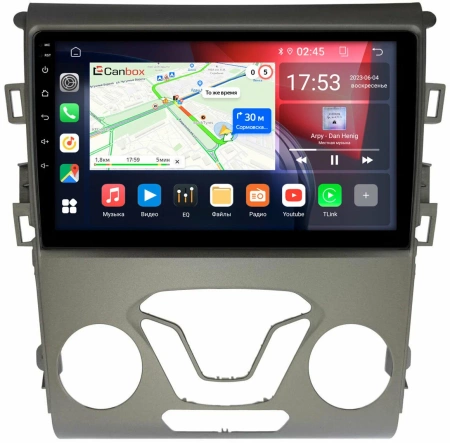 Штатная магнитола Ford Mondeo 5 2014-2022, Fusion 2 (North America) 2012-2016 Canbox RS9-096 1.5/32 Android 10 (IPS, DSP, CarPlay)