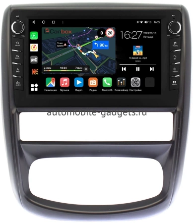 Renault Duster 2010-2015 (матовая) Canbox M-Line 7831-9275 на Android 10 (4G-SIM, 2/32, DSP, IPS) С крутилками