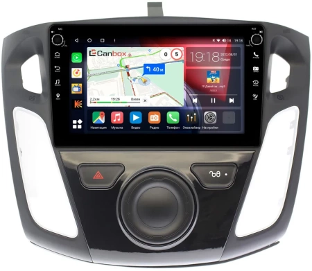 Штатная магнитола Ford Focus 3 2011-2019 (Тип 1) Canbox M-Line 7801-9065 на Android 10 (4G-SIM, 2/32, DSP, IPS) С крутилками