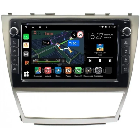 Штатная магнитола Toyota Camry XV40 2006-2011 Canbox M-Line 7825-1063 на Android 10 (4G-SIM, 2/32, DSP, QLed) С крутилками