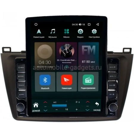 Штатная магнитола Mazda 6 (GH) 2007-2013 Canbox M-Line 5610-9033 на Android 10 (4G-SIM, 2/32, DSP, QLed, Tesla)